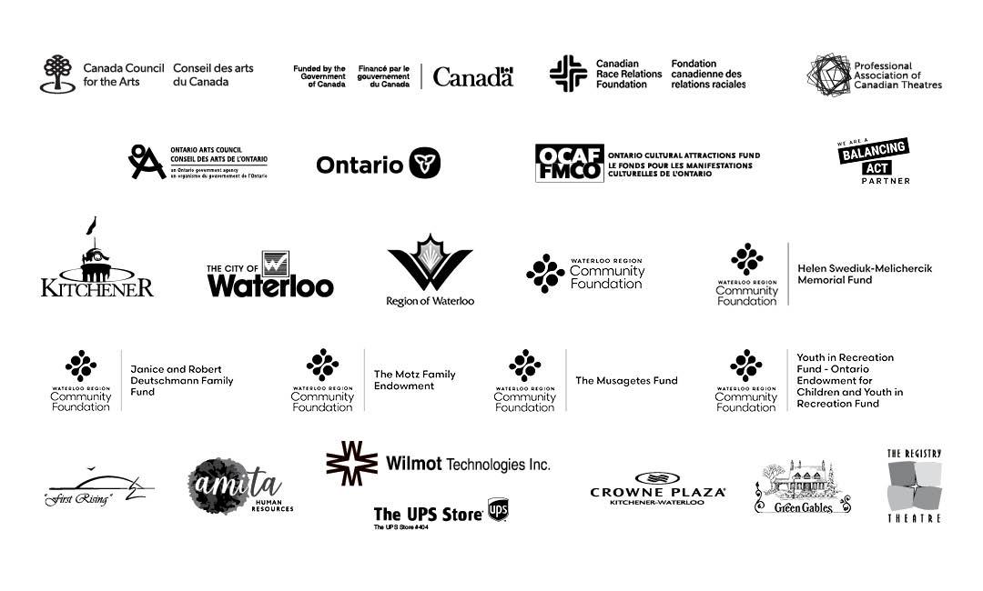 MT Space and IMPACT Theatre Festival partner and sponsor logos.