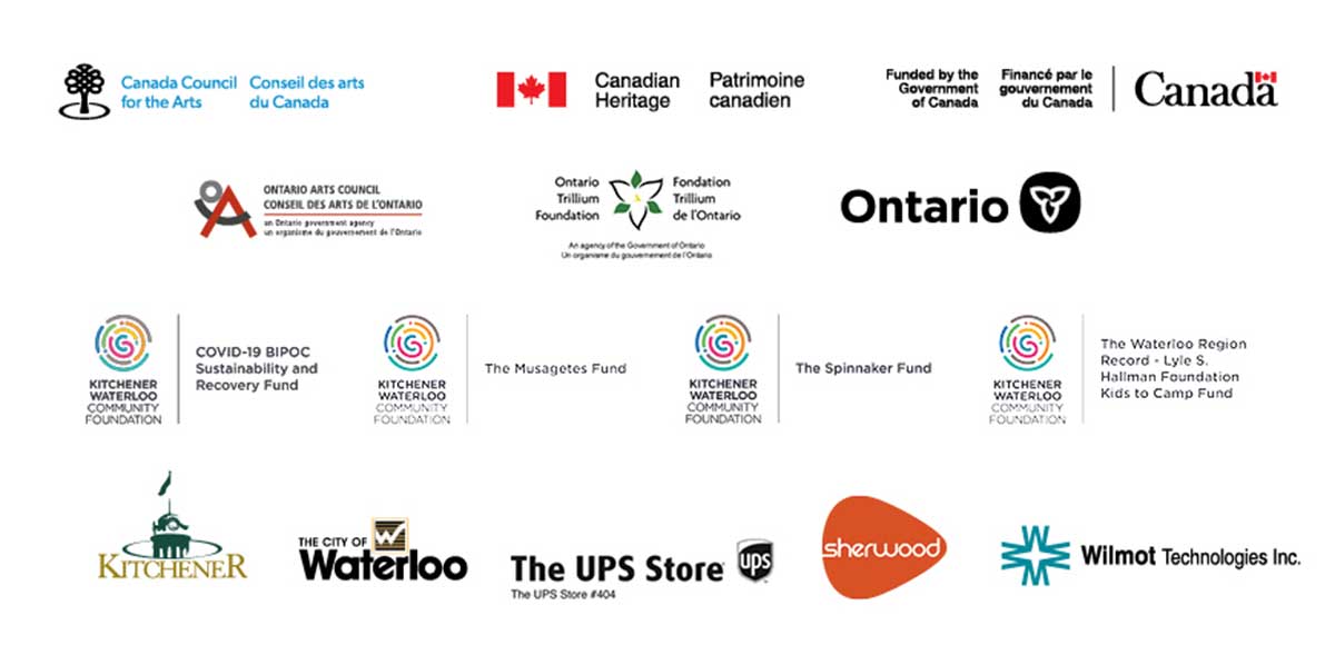 Sponsor Logos for MT Space's IMPACT 21 International Theatre Festival
